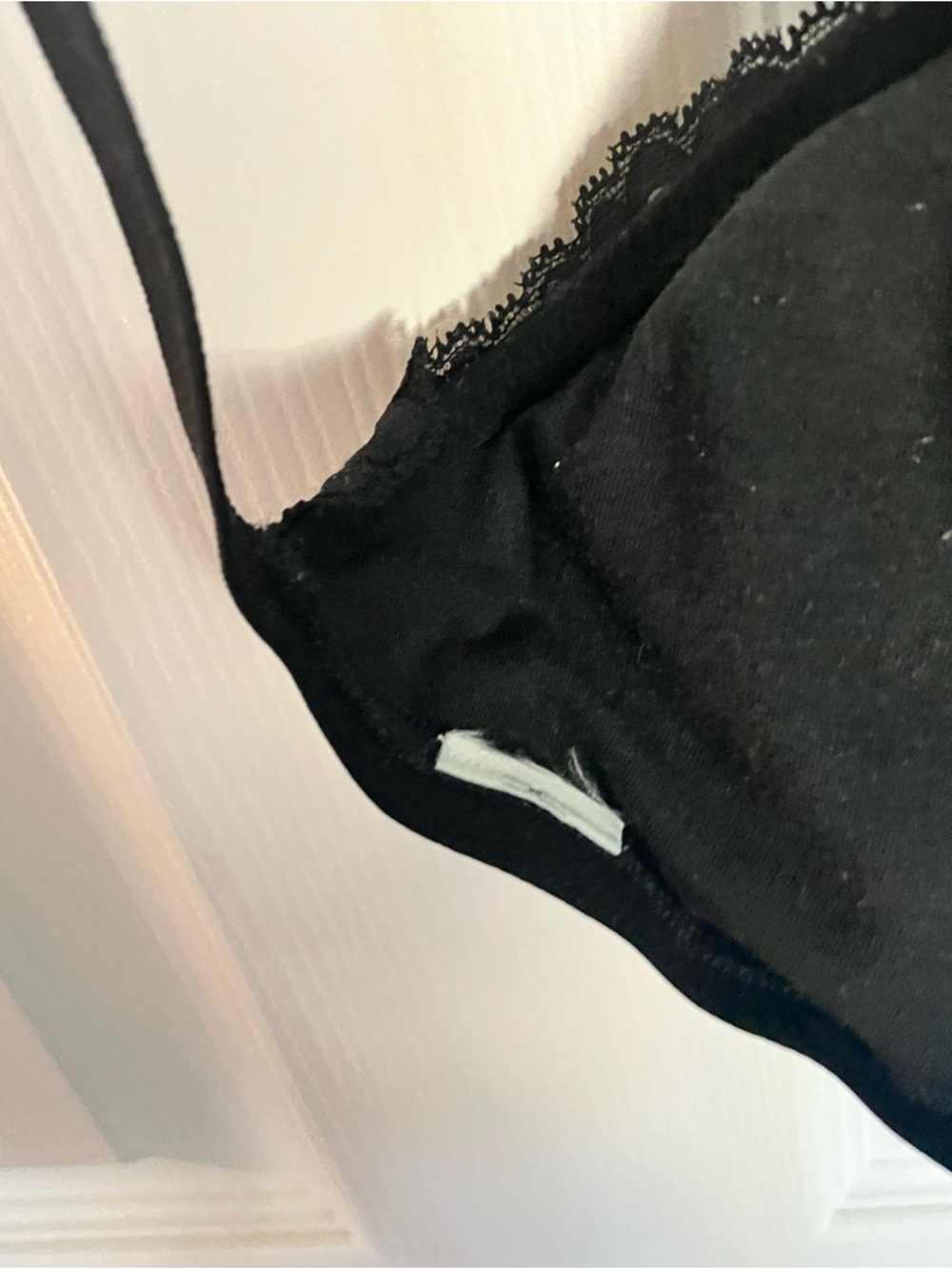 Gilly Hicks Black Lace Wireless Bralette with Racerback Detail - Picture 6 of 6
